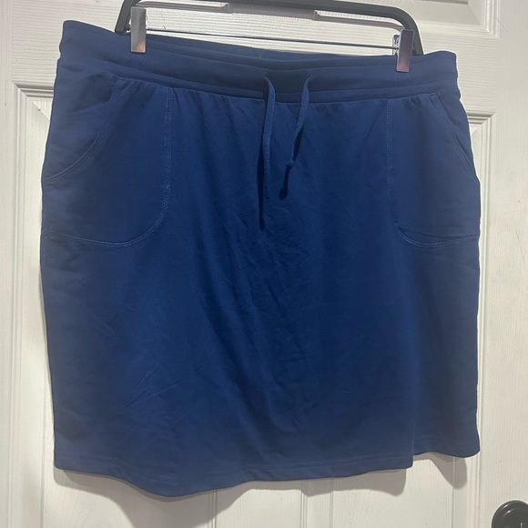 Serra Dresses & Skirts - Serra Navy Blue Organic Cotton Skirt #skirt #pockets